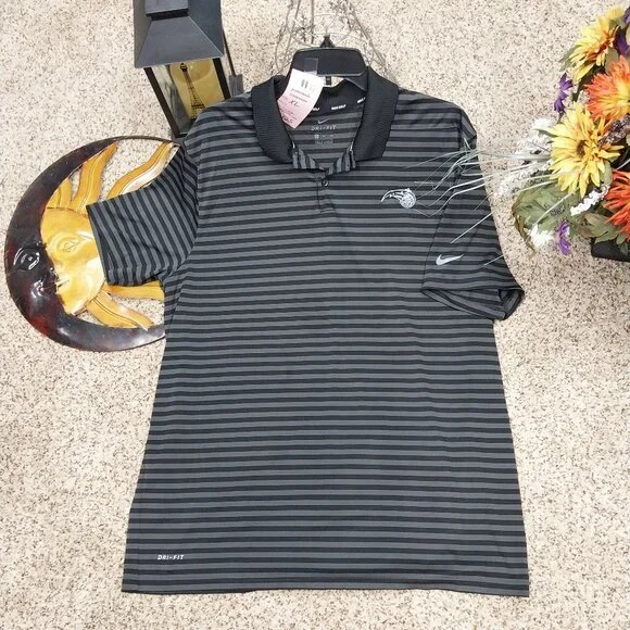 3125 Size XL Nike Golf Dri-Fit Polo Shirt in Black and Grey - Picture 1 of 7